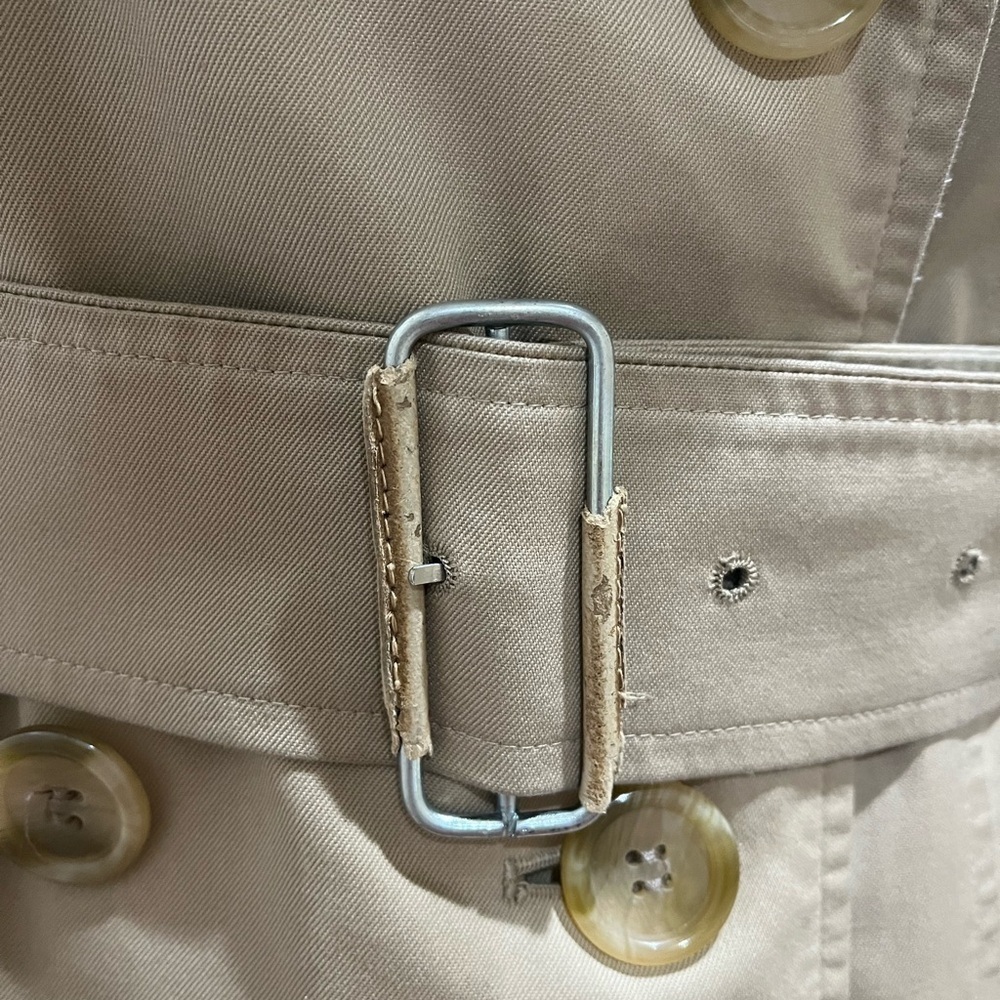 BURBERRYS LONG TRENCH COAT - Picture 7 of 14